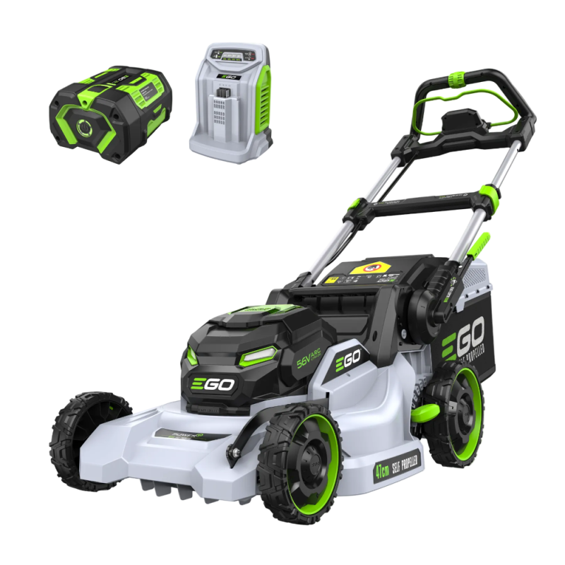 Akumulátorová kosačka EGO POWER+ 47 cm s pojazdom-SADA s batériou a nabíjačkou ( 5.0 Ah )