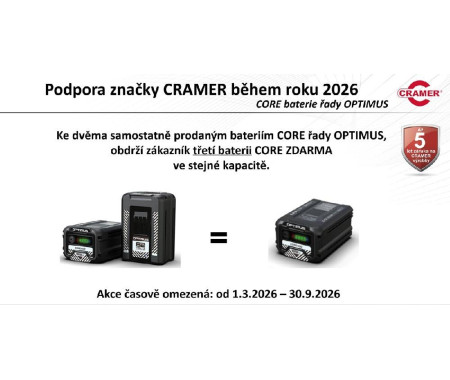 CRAMER KIT 2+1 CORE400 82V 5,5Ah