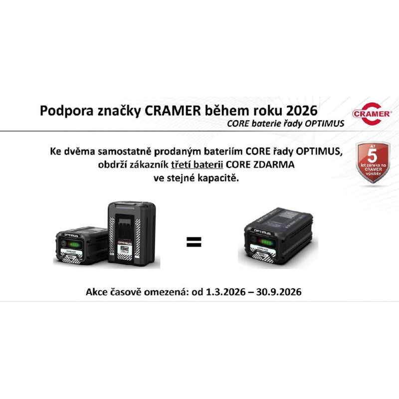 CRAMER KIT 2+1 CORE300 82V 4Ah