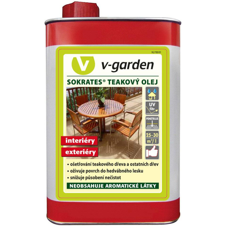 Sokrates V-garden Teak olej 0,6l