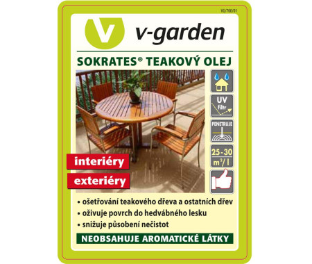 Sokrates V-garden Teak olej 0,6l