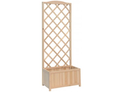 VERDEMAX drev.truhlík so stenou 8109