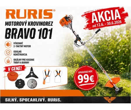 RURIS motorový krovinorez BRAVO 101