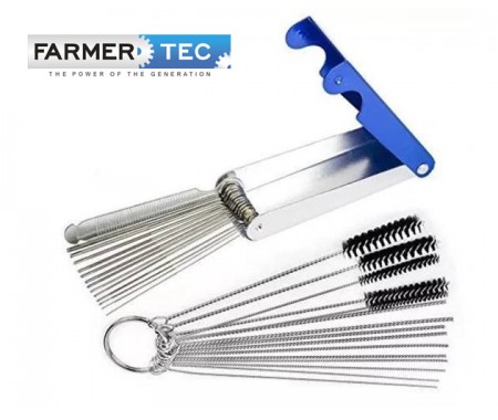 Súprava drôtikov na čistenie karburátorov