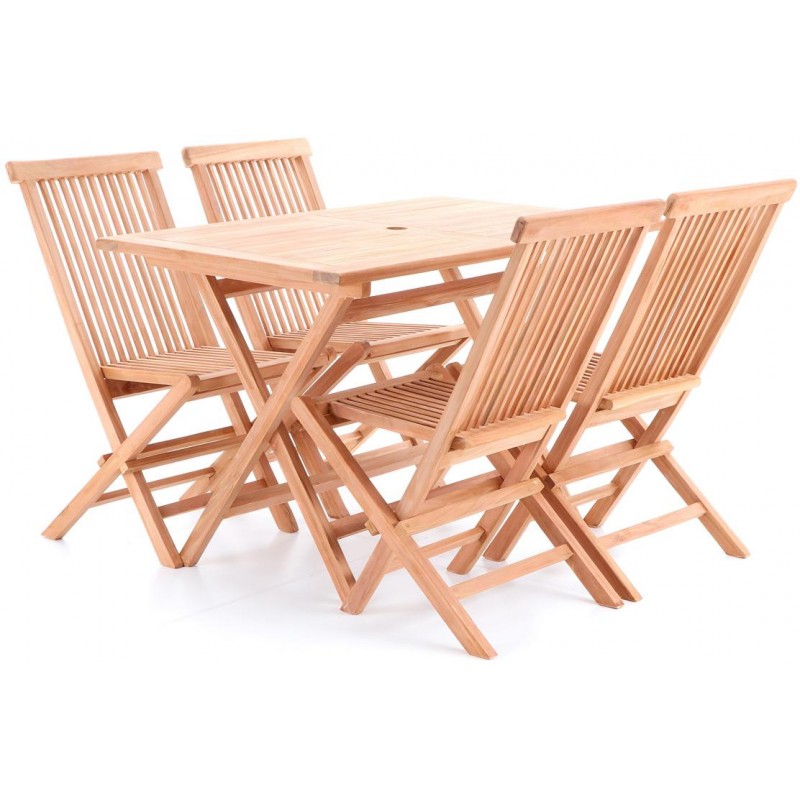 TEAK POHODA SET 4