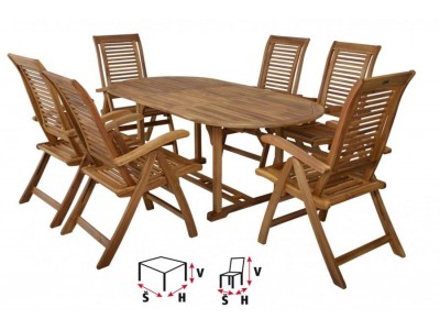 Set záhradného nábytku - HECHT CAMBERET SET