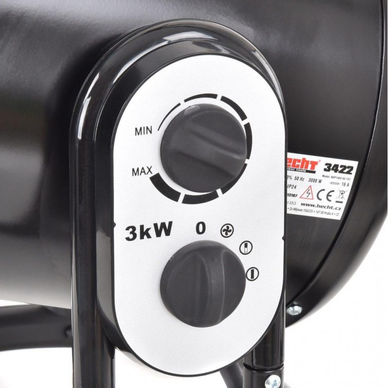 Elektrický priamotop s termostatom - HECHT 3422