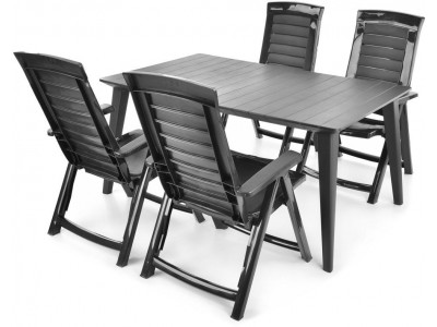 Set záhradného nábytku - HECHT JARDIN GRAPHITE 4