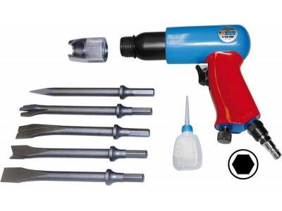 Pneumatické sekacie kladivo PRO, 8-dielna sada