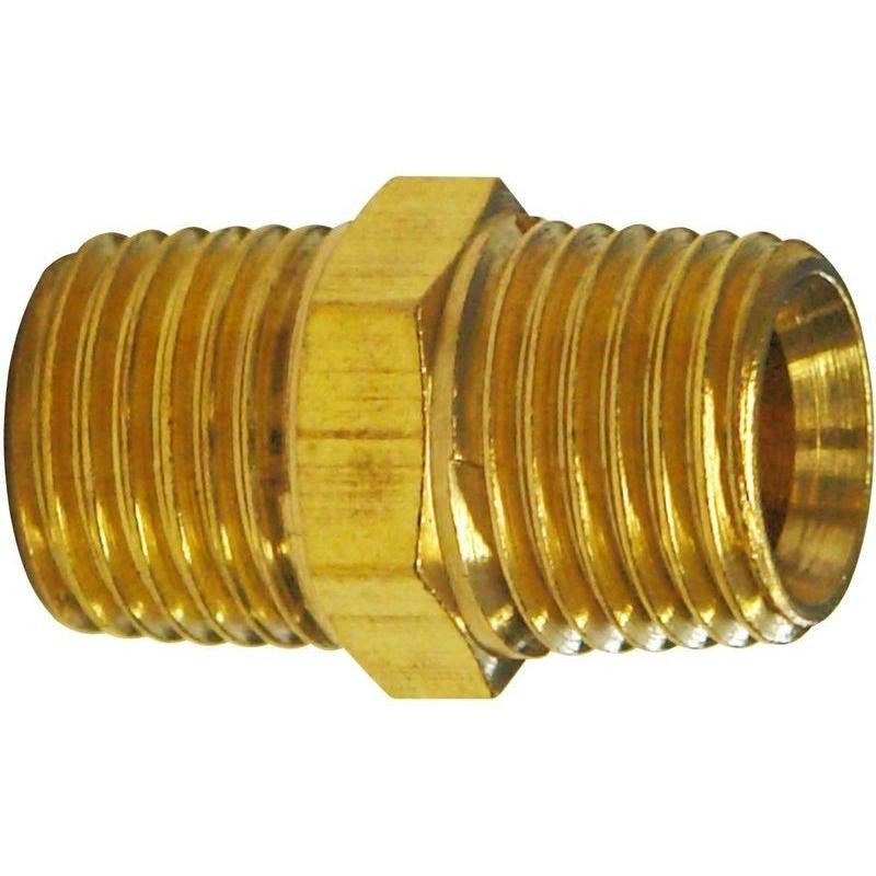 Dvojitá vsuvka 1/4" AG x 1/4" AG