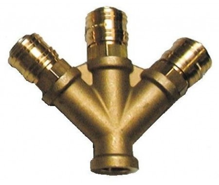 Rozdeľovač trojitý 3/8" IG SB