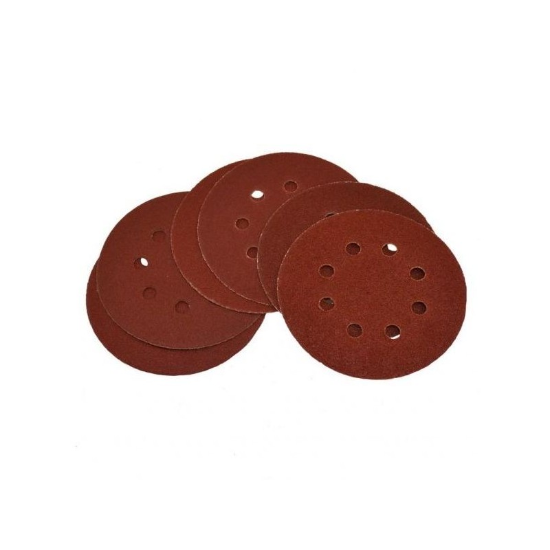 Brúsny papier 125 mm, 2x K100, 2x K120, 2x K180