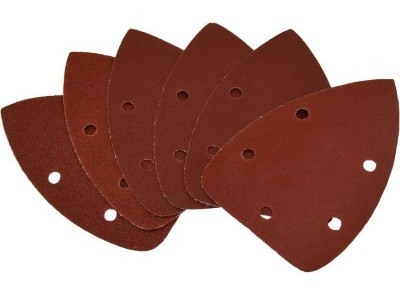 Brúsny papier delta 140x102 mm, 2x K60, 2x K80, 2x K100