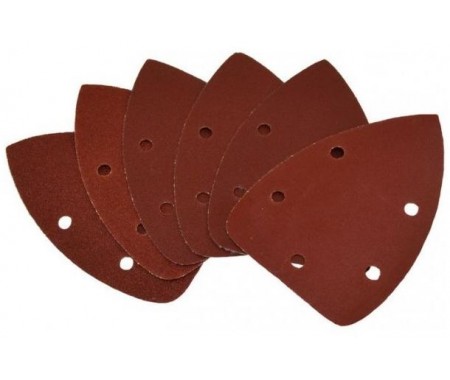 Brúsny papier delta 140x102 mm, 2x K100, 2x K120, 2x K180