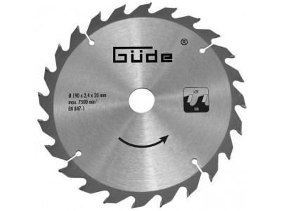 Pílový kotúč 190x2,4x20 24Z HM