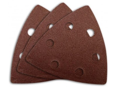 Brúsny papier delta 93x93 mm, 2x K60, 2x K80, 2x K100