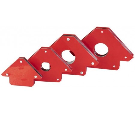 Magnetické uholníky na zváranie 12, 22, 33, 50 kg, 4-dielna sada