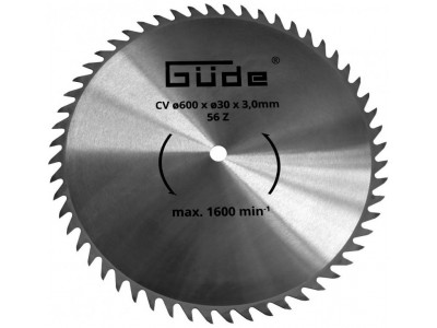 Pílový kotúč na palivové drevo CV 600x30x56Z