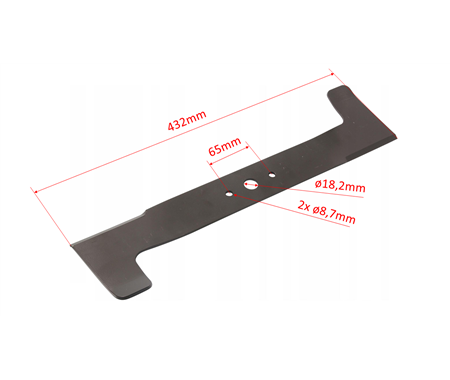 NÔŽ MOTOROVÝCH KOSAČIEK CASTELGARDEN 43mm 460 464 NG464 NG464TR STIGA 46 46S SO ZBEROM