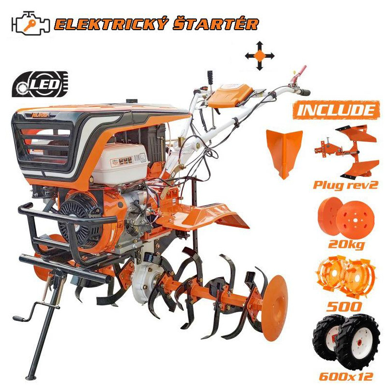 RURIS kultivátor 918ACC s elektrickým štartovaním