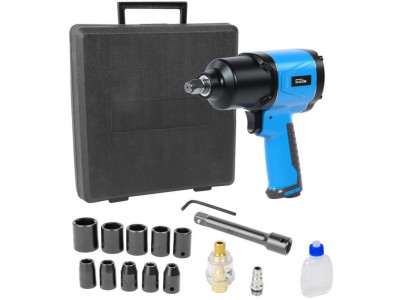 Pneumatický rázový uťahovák 6 bar 1/4" s príslušenstvom