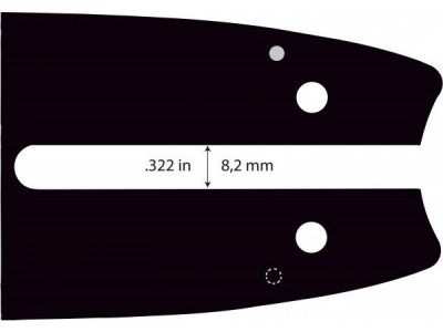 VODIACA LIŠTA 14" 3/8LP 1,1mm 50ogn. EVEREST