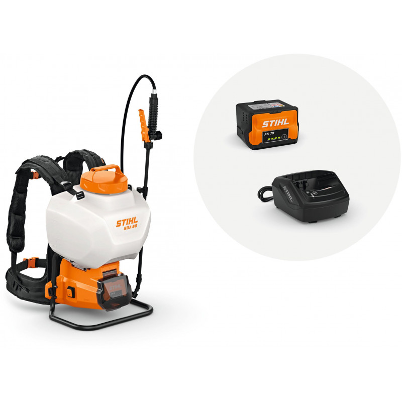 STIHL SGA 60 set s AK 10 + AL 101