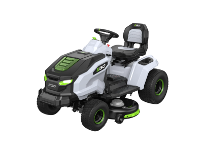 Záhradný traktor EGO Power+ 107 cm bočné vyhadzovanie-V cene je traktor, mulčovací klin, 1600W nabíjačka a 4ks 10Ah batérií