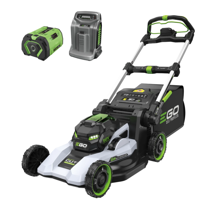 Akumulátorová kosačka EGO POWER+ 55 cm s pojazdom-SADA s batériou a nabíjačkou