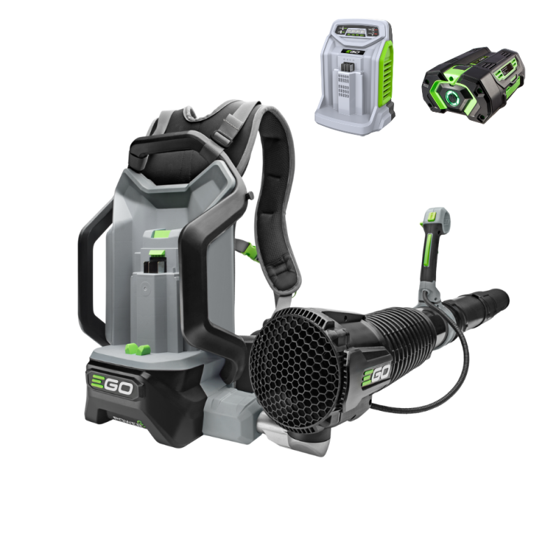 EGO POWER+ LB6000E / LB6002E / LB6000E-K1103 výkonný a univerzálny aku fukár na lístie pre náročnejších používateľov-SADA s  5Ah