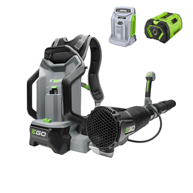 EGO POWER+ LB6000E / LB6002E / LB6000E-K1103 výkonný a univerzálny aku fukár na lístie pre náročnejších používateľov-SADA s 10Ah