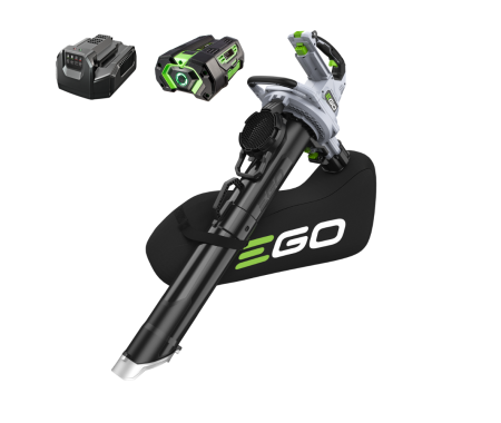 EGO POWER+ LV5000E / LV5004E  aku fukár a vysávač lístia s drvičom (3-v-1)-SADA s batériou a nabíjačkou