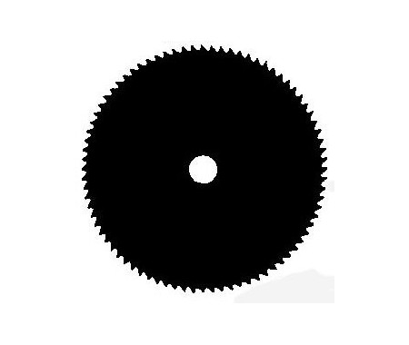 REZACÍ KOTÚČ UNIVERZÁLNY  80 ZUBOV PRIEMER OTVORU 25,4mm ŠÍRKA 255 mm HRÚBKA 1,4 mm