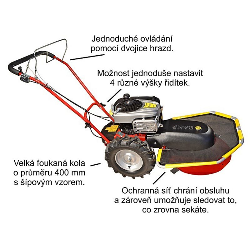Stavebnicová bubnová kosačka Triton FJ