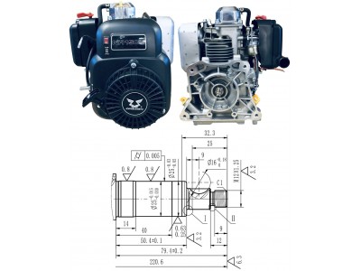 Motor ZONGSHEN NH150H 149 cm³ | pre vibračné nohy