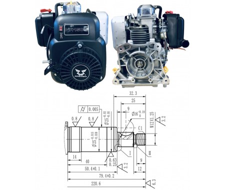 MOTOR ZONGSHEN NH150H 149cc 4,0 HRIADEĽ