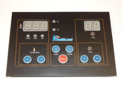 Ovl. panel vnitřní kompl. X (7 pin)