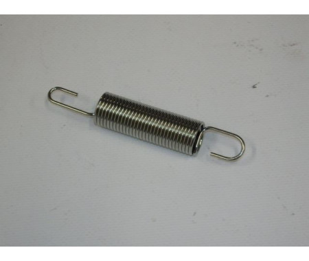 Cutter belt brake tension spring