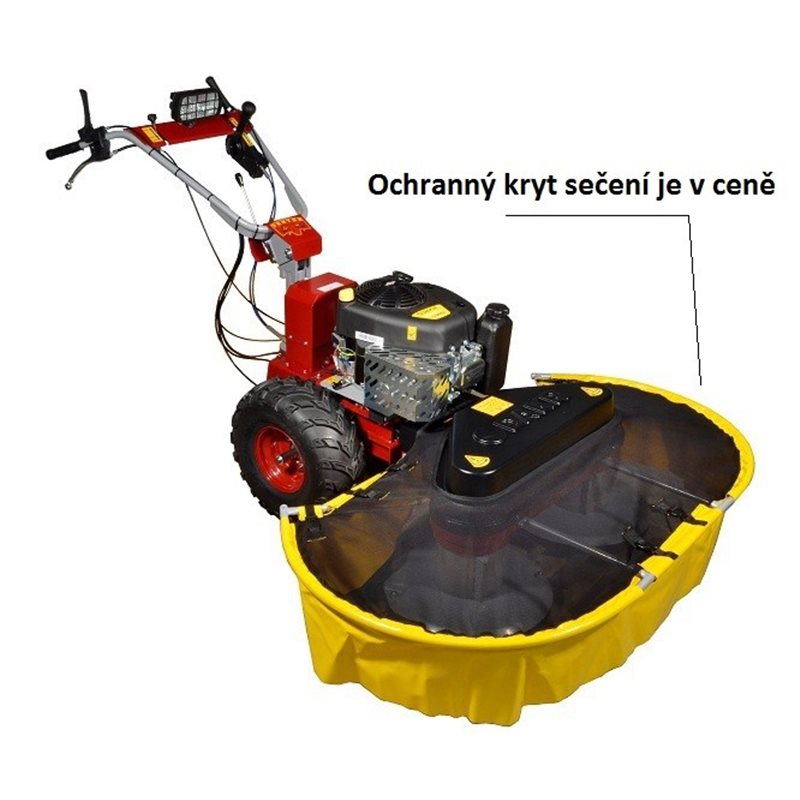 Pohonná jednotka Panter FD3-500 s dvojbubnovou kosačkou RZS121