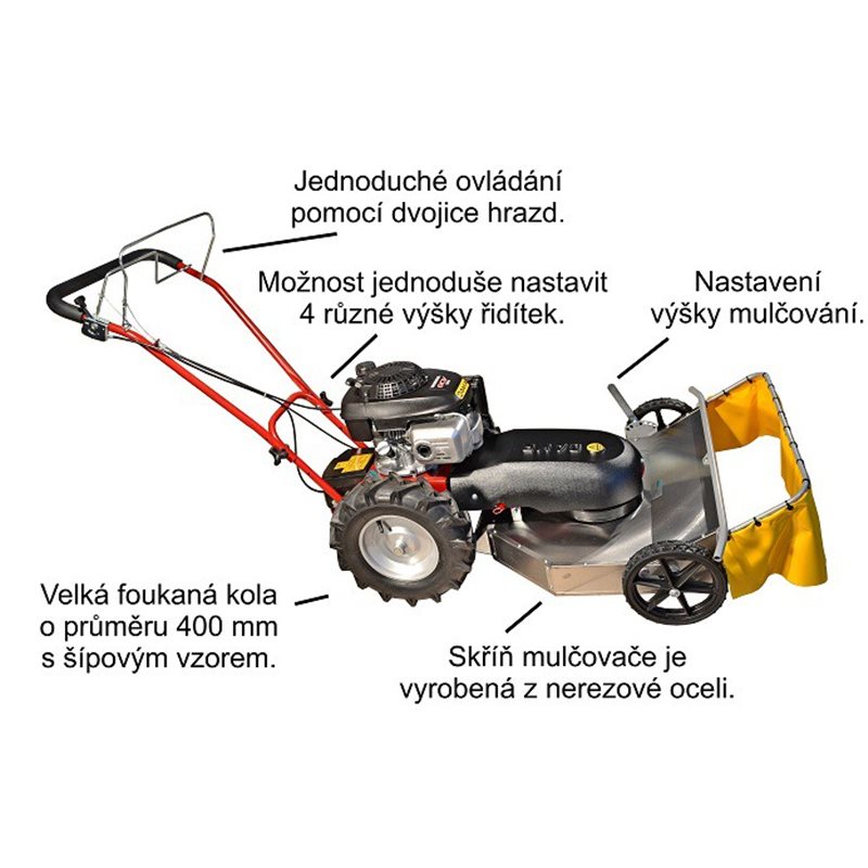 Stavebnicový mulčovač Tekton GCVx