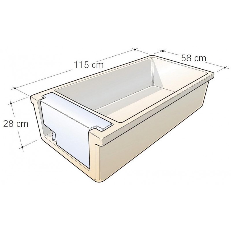 VERDEMAX samozavlaž. truhlík 2248